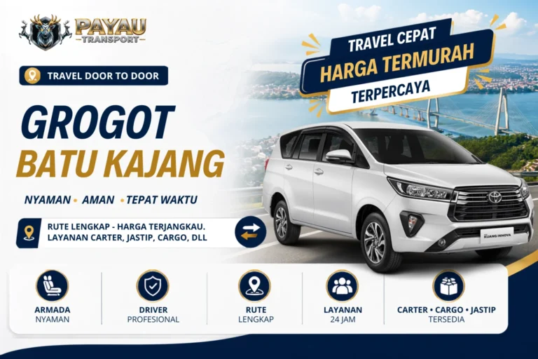 Travel Grogot Batu Kajang