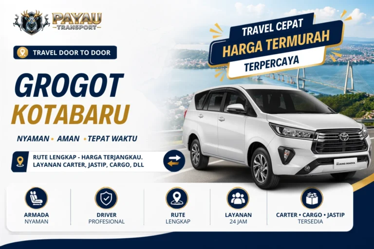 Travel Grogot Kotabaru