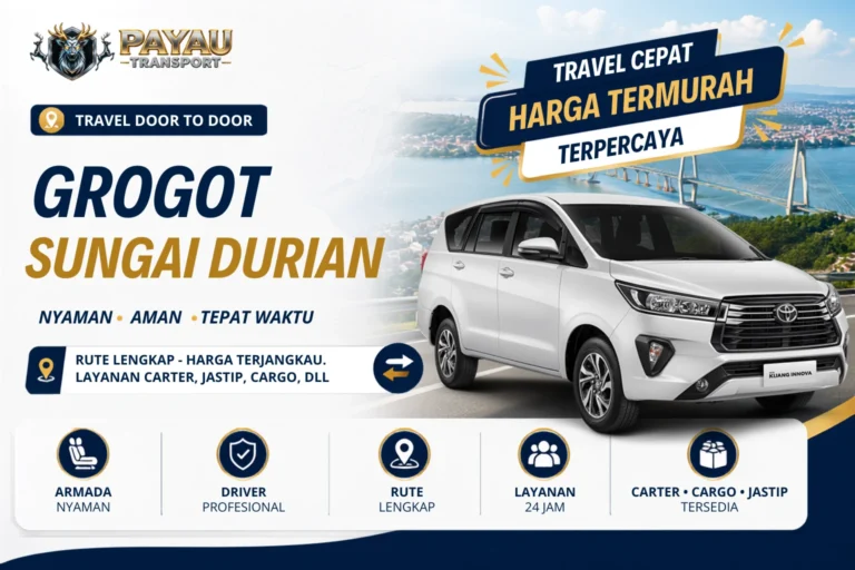 Travel Grogot Sungai Durian