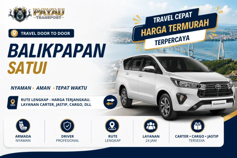 Travel Balikpapan Satui