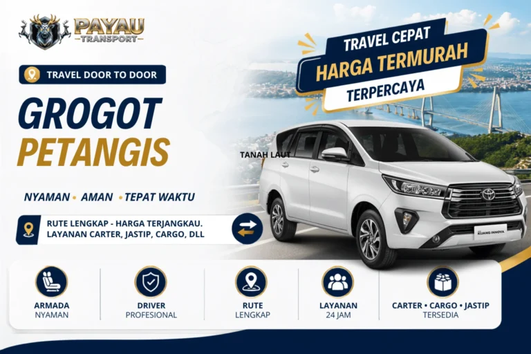Travel Grogot Petangis Nyaman & Aman | Tersedia Setiap Hari
