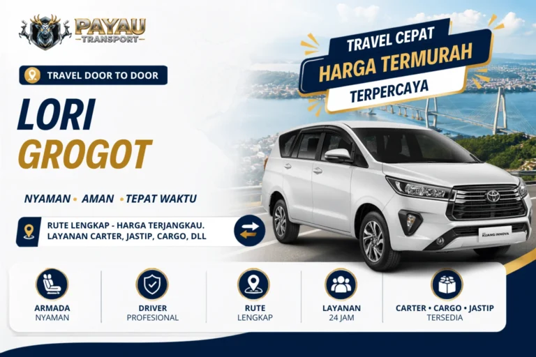 Travel Lori Grogot Murah | Jadwal Setiap Hari