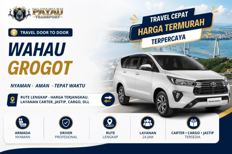 Travel Wahau Grogot Cepat | Jadwal Setiap Hari